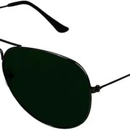 shiv UV Protection, Polarized, Gradient, Mirrored Aviator Sunglasses (55) image 4