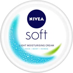 nivea Soft Light Moisturizer Cream For Face, Hand & Body, with Vitamin E & Jojoba Oil image 1