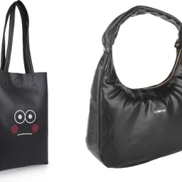 cimoni Women Black, Black Shoulder Bag-picture-14