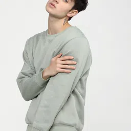 highlander Men Full Sleeve Self Design Sweatshirt image 2