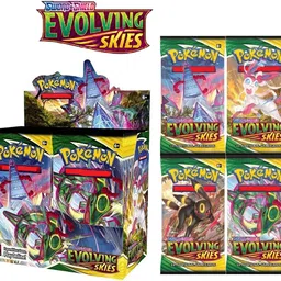 crazybuy Pokemon Sword & Shield Evolving Skies Booster Cards Pack-picture-21