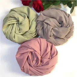 Solid Chiffon Women Multicolor Faux Turtleneck Neck Cover, Scarf, Bluetooth Scarf, Fancy Scarf, Stole-image-43