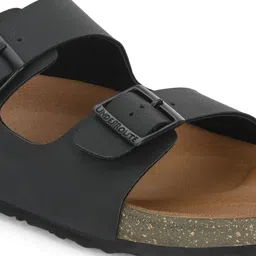 underroute Men Stylish Dual Strap Buckle Design Sandal image 4