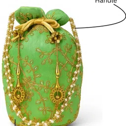 aw trendz Women Green Potli image 3