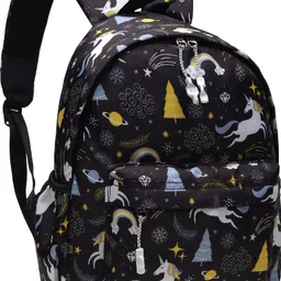 nme collection Small 10 L Backpack Stylish and Trendy College backpacks for girls, Water Resistant and Lightweight image 2