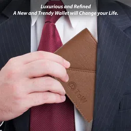 tnw lifestyle Men Casual Tan Artificial Leather Wallet image 5