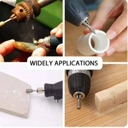 epitech mart 30Pcs Titanium-Coated 3mm Shank Diamond Burrs Set for Rotary Grinder Tools Grinding Polishing Carving Stone Jewelry Glass Ceramics Rotary Bit Set image 3