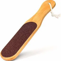 siyaa Double Sided Foot Scrubber, Wooden Handle Foot Scrubber For Dead Skin Callus Remover Pedicure Tool, 35 Gram, Pack Of 1-picture-28