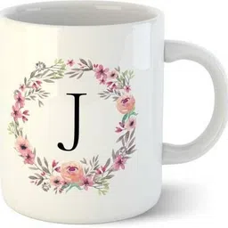 manorath Name Letter Alphabet J Printed Coffee Cup , Gifts for Brother, Sister, Friends, Ceramic Coffee Mug-picture-23