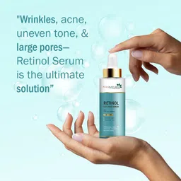 7days natural Retinol Face Serum 0.5% to reduce Aging and Fine Lines | Fragrance and Paraben free serum image 2