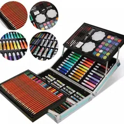 mgs Unicorn Art Drawing and Painting Set with Aluminum Box for Kids (145Piece) image 2