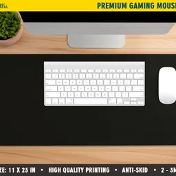 Tee Mafia Jet Classy Black Collection - XXL Gaming Mat Non Slip Base Mousepad image 4