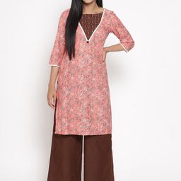 AURELIA Women Printed Straight Kurta with Palazzo-picture-20