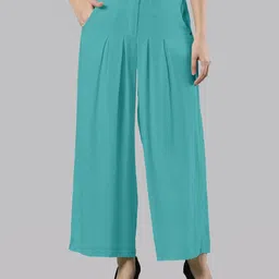 Femmora Women Flared Palazzos-image-82