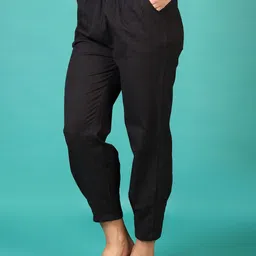 V-Mart Women Cotton Pleated Trousers image 3