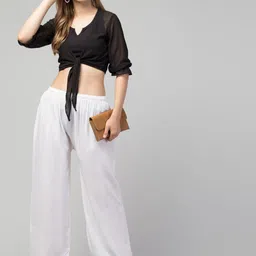 Trend Level Pack of 2 Knitted Palazzos image 3