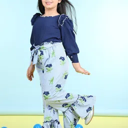 Cutiekins Girls Embellished Top with Palazzos image 3