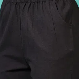 V-Mart Women Cotton Pleated Trousers image 2