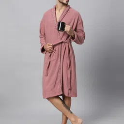 lacylook Peach Medium Bath Robe image 5