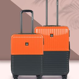 Nasher Miles Istanbul Set Of 2 Colourblocked Hard-Sided Number Lock Trolley Suitcase-picture-19