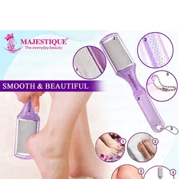 MAJESTIQUE Set of Dual Sided Foot Care File & Callus Scrub image 3