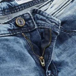 SPYKAR Men Skinny Fit Mildly Distressed Heavy Fade Stretchable Jeans image 2