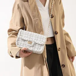 LULU & SKY PU Oversized Bucket Handheld Bag with Fringed image 2