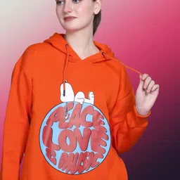 7 ISLANDS Women Printed Hooded Sweatshirt image 3