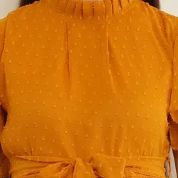 MUMRAA Flared Sleeve A-Line Dress image 3