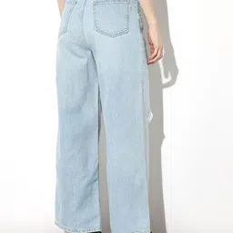 ONLY Women Wide Leg Mid-Rise Jeans image 3