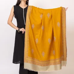 PYRO SPIRIT Women Ethnic Motifs Woven Design Acrylic Shawl-picture-29