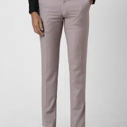 Van Heusen Men Slim Fit Mid-Rise Formal Trousers-image-25