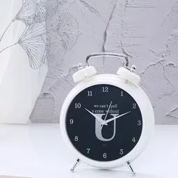 Archies White & Black Success Quoted Corporate Table Clock-picture-49