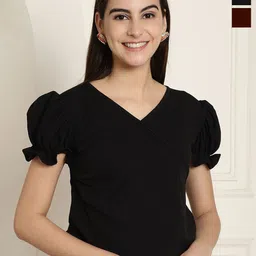 Tromko Puff Sleeve Top-picture-36