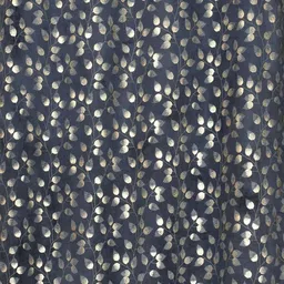 GEET CREATIONS Navy Blue & Gold 2 Pieces Abstract Printed Room Darkening Door Curtains image 2