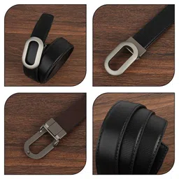 Killer Men Textured PU Reversible Formal Belt image 2