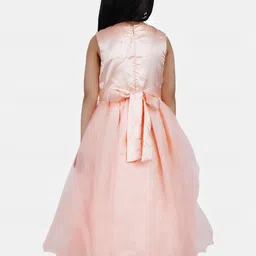 Shahina Fashion Girls Satin Net Party Dress-image-20