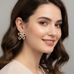 FIMBUL Floral Studs Earrings image 3