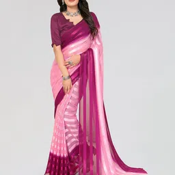 Moda Rapido Striped Saree With Unstitched Blouse Piece-picture-40
