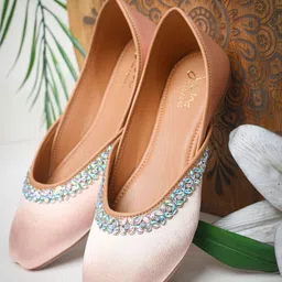 JM Looks Women Embellished Ethnic Mojaris with Ethnic - Embellished-image-61