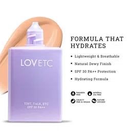 LOVETC Tint Talk Etc Radiant Glow Tint with SPF30PA++ 30ml - Light image 2