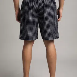 BStories Men Checked Lounge Shorts image 3