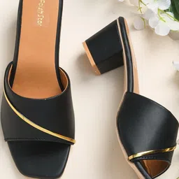 FAISHSTAR Women Open Toe Block Heels-picture-24