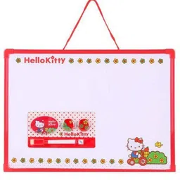 YK Hello Kitty Whiteboard With Sketch Pen & Dice Game-image-83