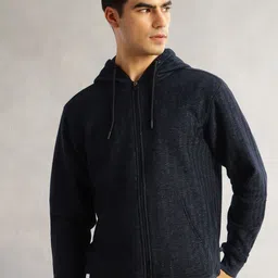 Thomas Scott Men Solid Front-Open Hooded Sweatshirt-picture-40