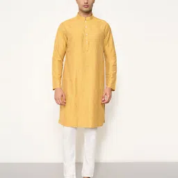 indus route by Pantaloons Men Thread Work Kurta-picture-29