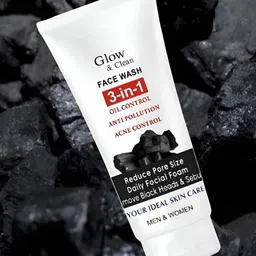 Elecsera Glow & Clean Face Wash With Charcoal & Tea Tree - 100 ml-picture-25