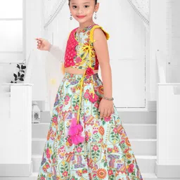 Pragya Exclusive Girls Ready to Wear Lehenga & Blouse With Dupatta image 3
