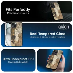 QRIOH Conversational Printed iPhone 12 Pro Max Back Case Mobile Accessories image 2