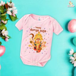 Babywish Navratri Special Printed Pure Cotton Bodysuit-picture-37